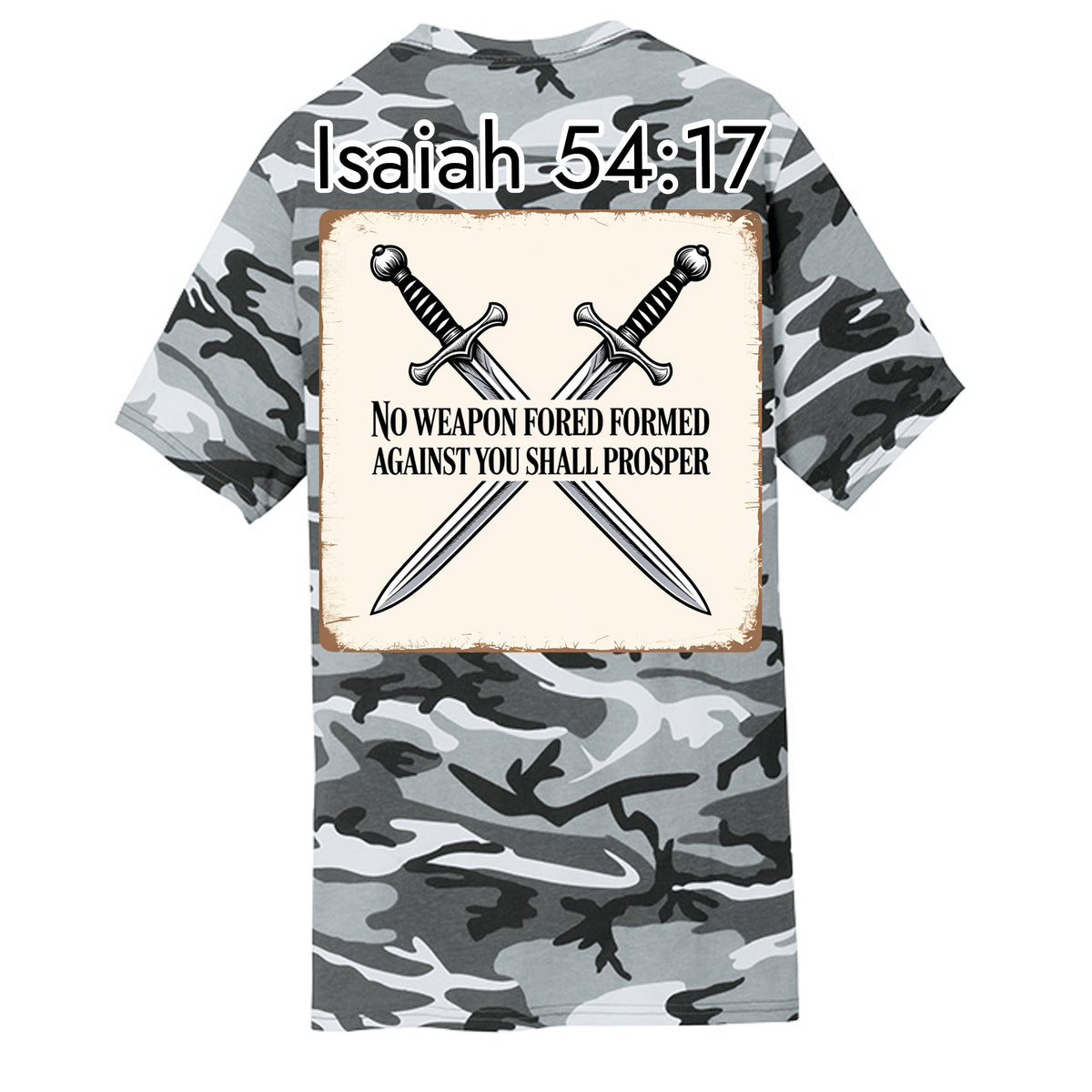 WINTER CAMO - PC54C - BACK