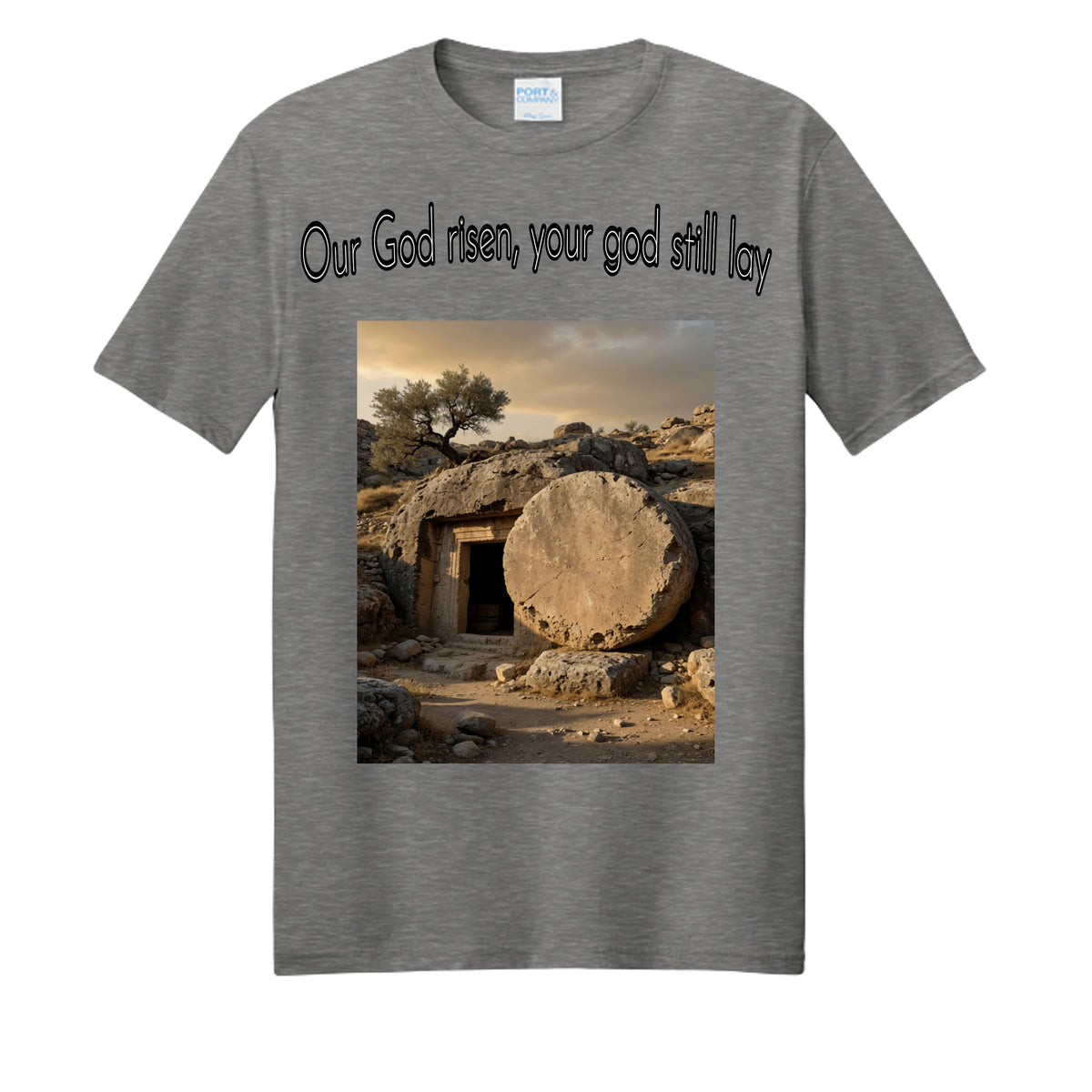 Graphite Heather - PC455 - FRONT