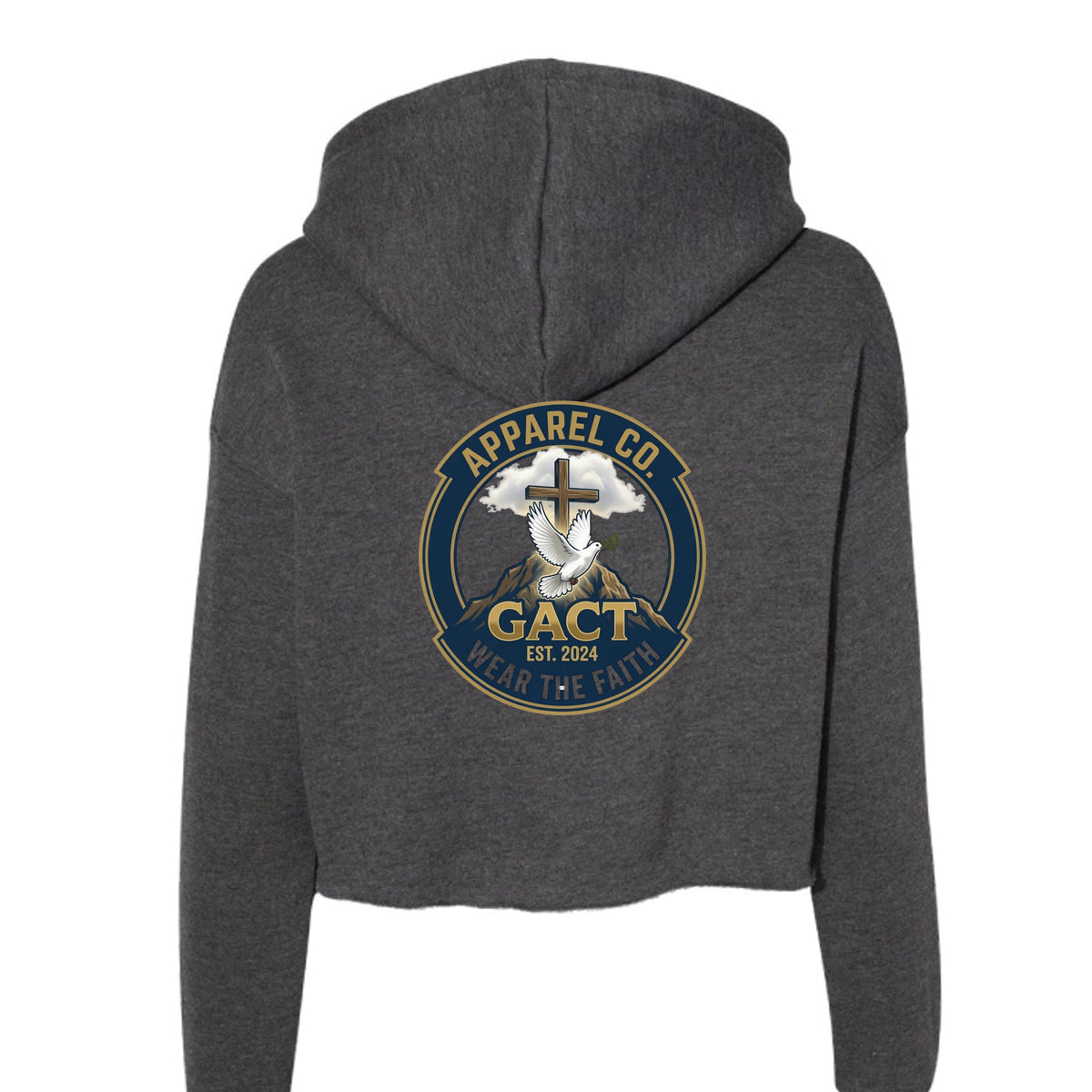 DARK GRY HEATHER - B7502 - BACK