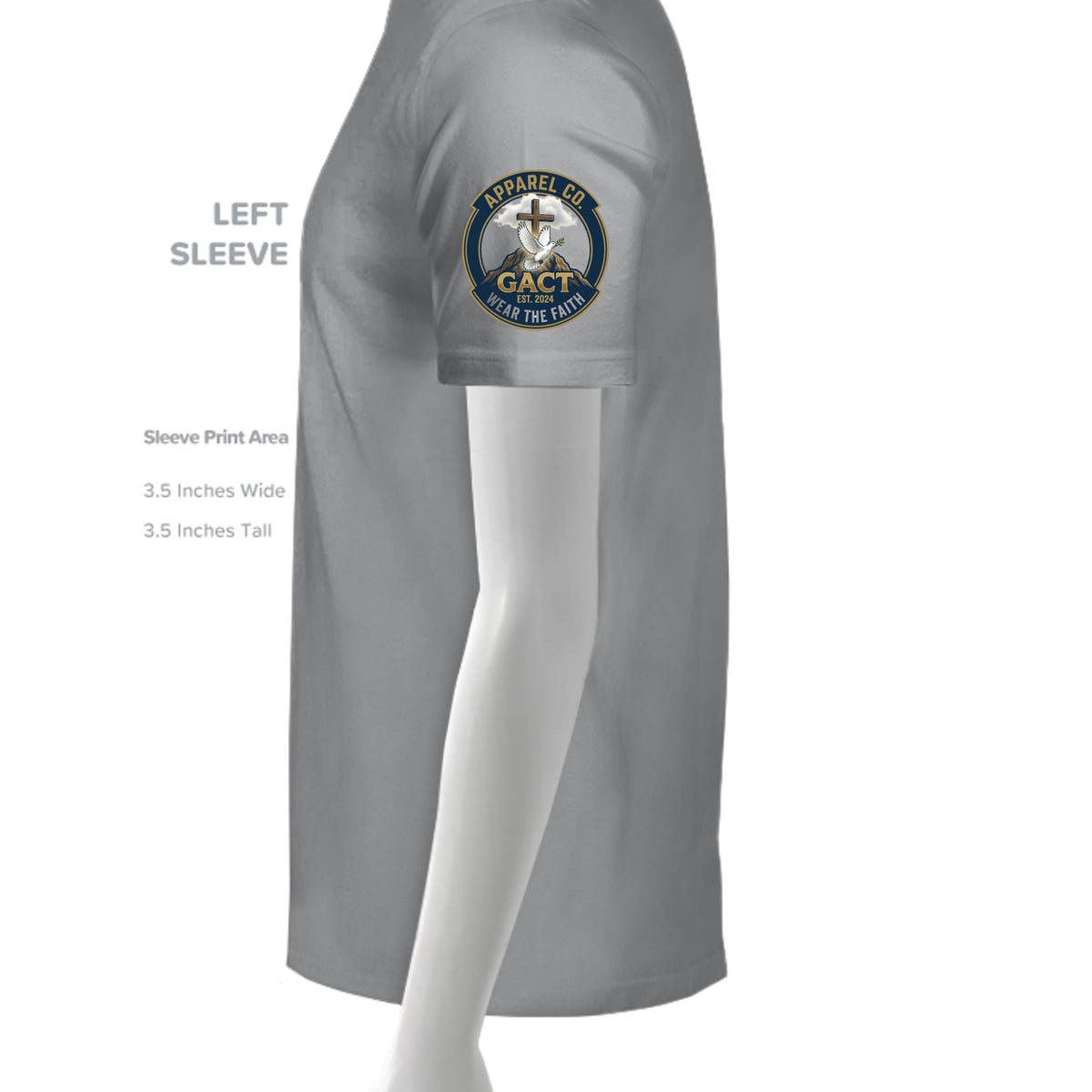 Heather Grey - BR210 - SLEEVE_LEFT